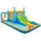 Inflatable Water Park Bounce House with Dual Slides Splash Pool Water Cannon for Kids